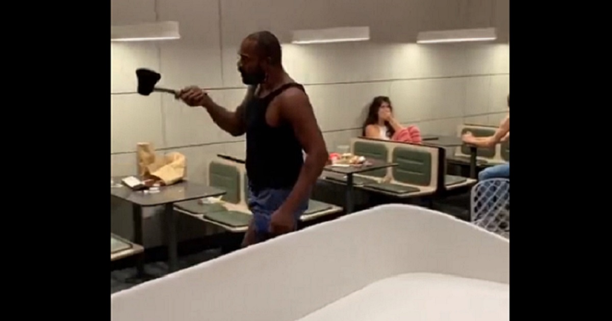 Watch: Hatchetman Terrorizes NYC McDonald’s for 2 Grueling Minutes