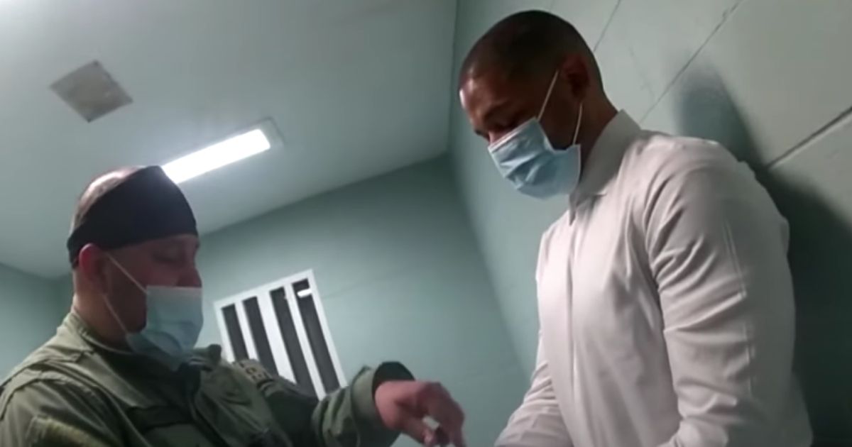 New Video Shows Jussie Smollett Getting Booked Into Cook County Jail