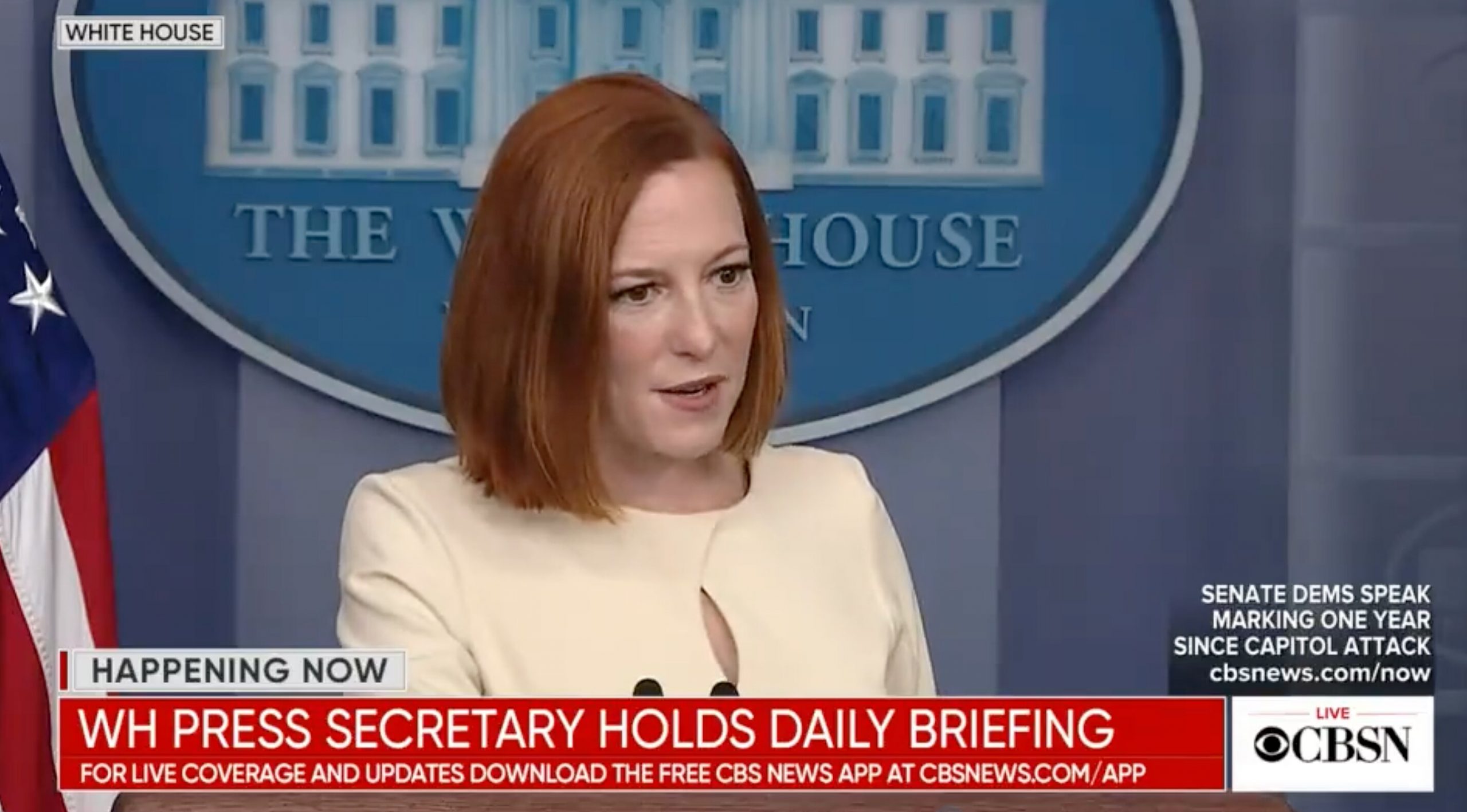 Psaki Asked About Harris Comparing Jan. 6 to 9/11, Pearl Harbor