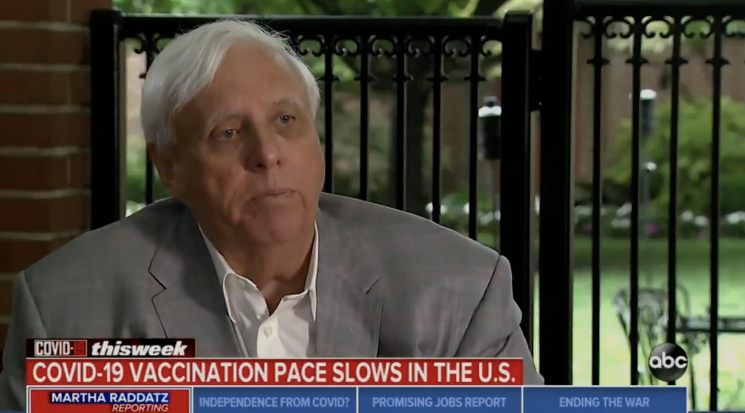 WV Governor: Unvaccinated Will Only Be Pushed To Get a Shot if ‘An Awful Lot of People Die’