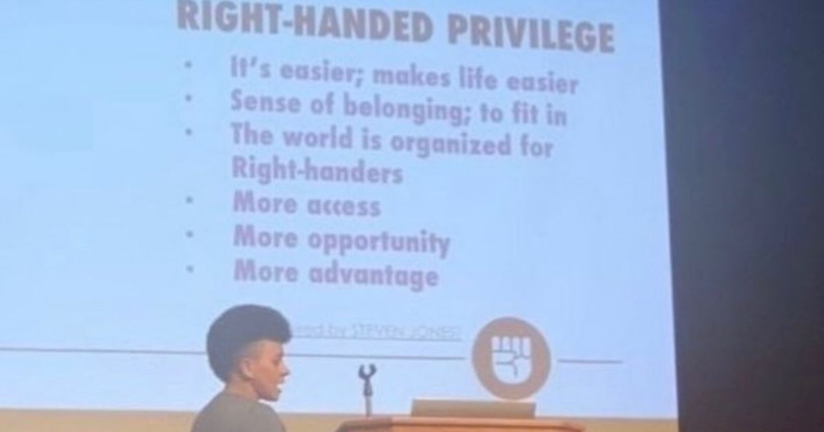 It Doesn't Get Dumber Than This: The Left Reaches a New Level of Insanity with 'Right-Handed Privilege'