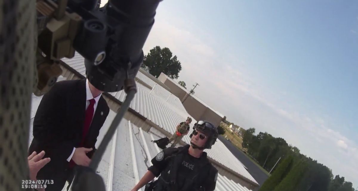 Body Camera Footage Shows Shooter’s Body, Law Enforcement on Roof After Assassination Attempt