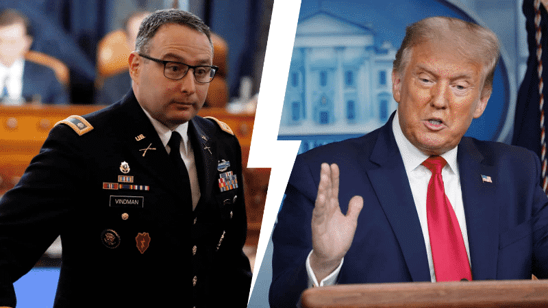 Vindman Calls Trump a ‘Useful Idiot’ and ‘an Unwitting Agent of Putin’