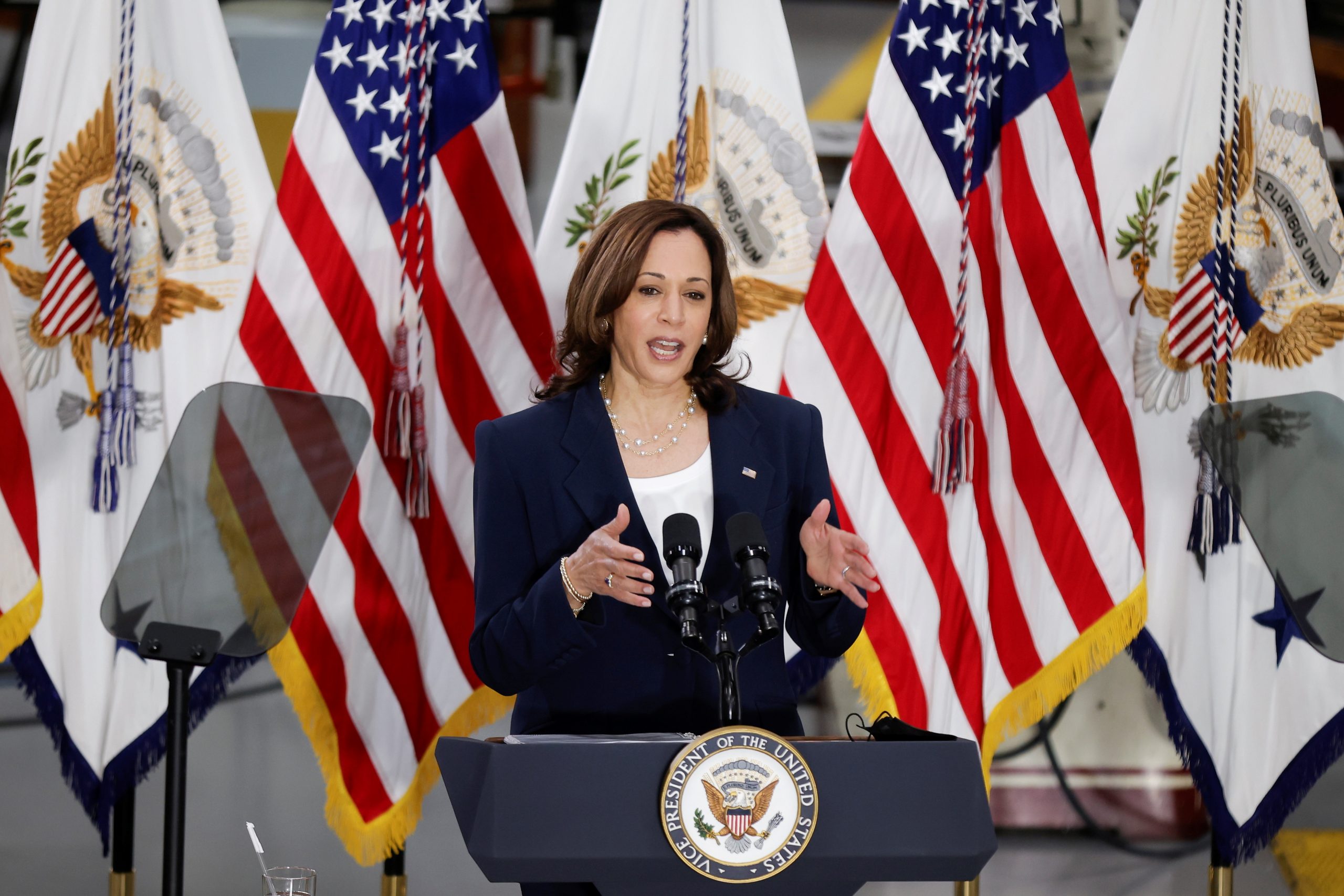 Bumpy First Weeks of Harris’ Immigration Role Show Challenges of the Job