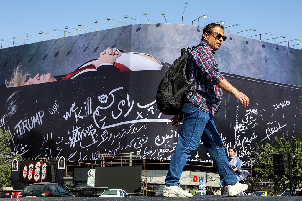 Iran Erects Billboard of Trump in Coffin