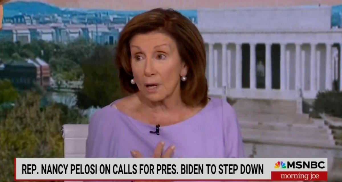 Pelosi Urges Biden to Decide if He Will Stay in the Race – Despite Him Declaring He Will