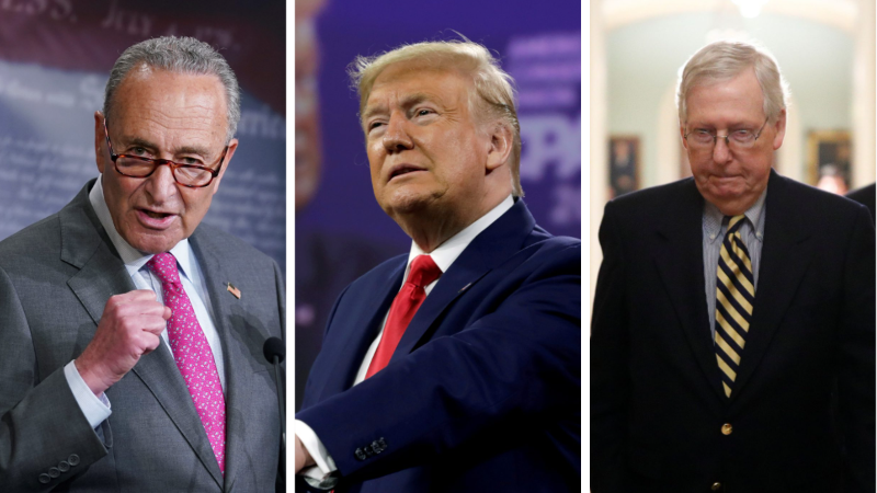 Trump Hails Schumer’s ‘Do It the Hard Way’ Approach To Infrastructure, Knocks McConnell