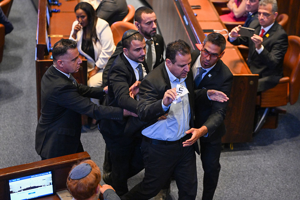 2 Knesset Members Ejected as Trump Delivers Speech in Israel
