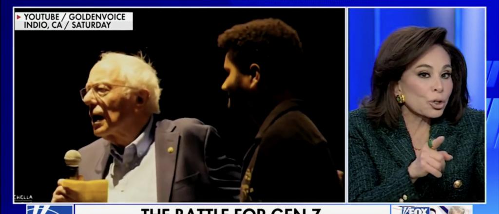 Judge Jeanine Says If Coachella Crowd ‘Weren’t So Stoned, They Would Have Booed’ Bernie Sanders Out