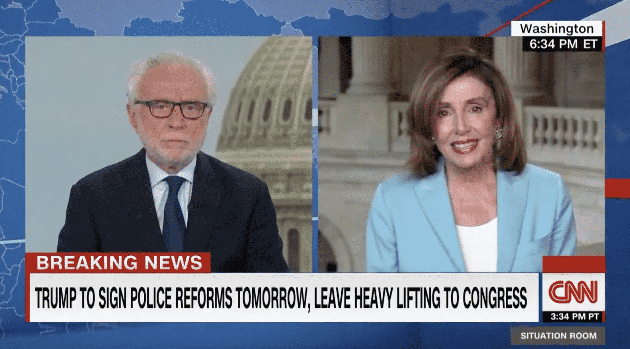 Pelosi Calls Police Chokehold a ‘Lynching’