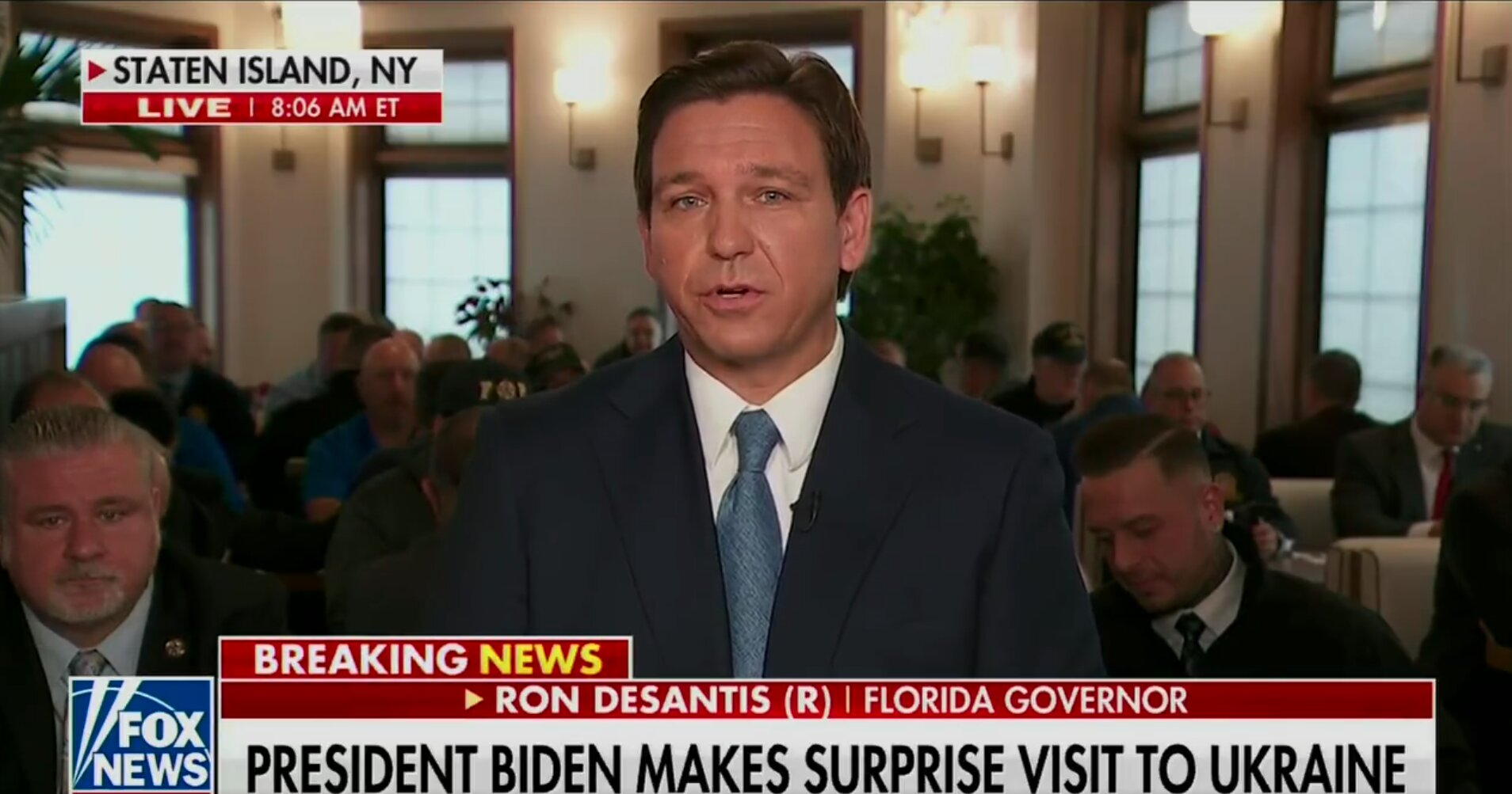 DeSantis Blames Russia’s Invasion of Ukraine on Biden’s ‘Weakness’