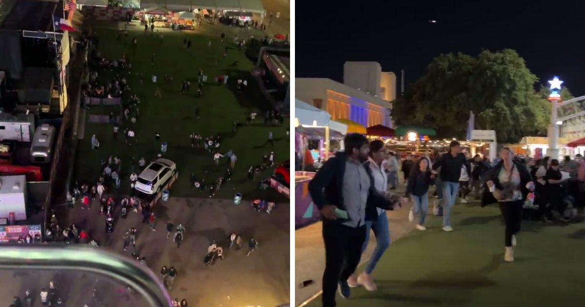 Chaos at Texas State Fair, Ferris Wheel Rider Records Frantic Evacuation from 200 Feet