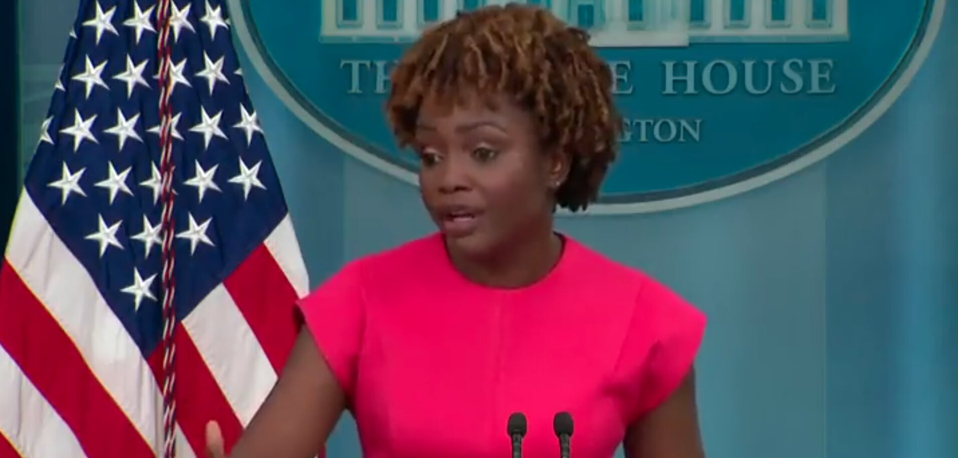 Video: WH Press Secretary Butchers Justice Clarence Thomas’ Name