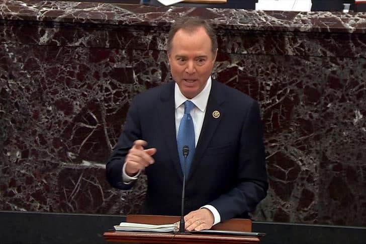 Head on a Pike? Republican Senators Object After Schiff Cites Impeachment Threat