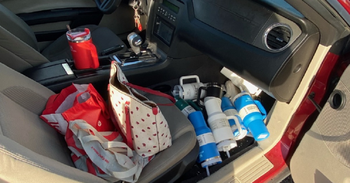 Woman Arrested After Apparently Getting Caught Up in Stanley Brand Cup Craze – Cops Only Had to Take One Look