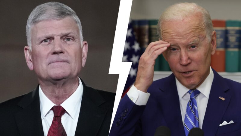 Franklin Graham Smashes Biden’s Claim That ‘Right’ to Abortion Comes from Being a ‘Child of God’