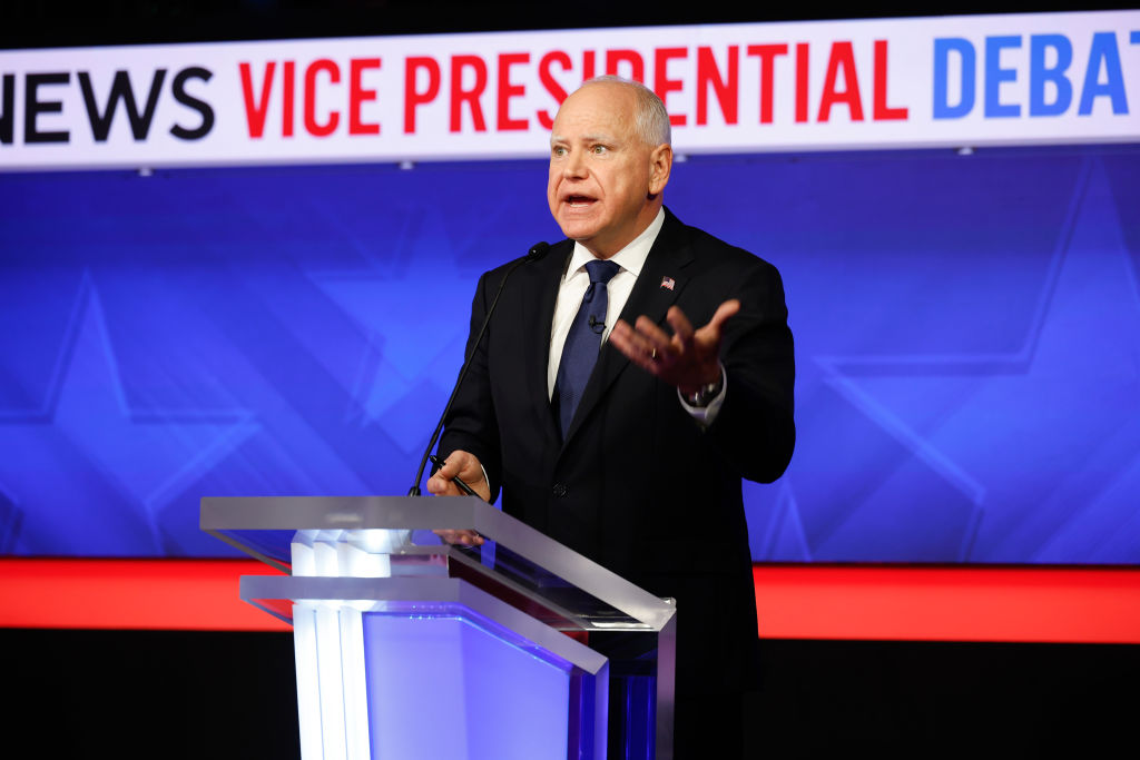 Tim Walz Pressed on Calling Himself a ‘Knucklehead’ During Debate With Vance