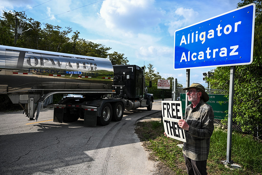 ‘Alligator Alcatraz’ Immigration Facility Could Be Empty Within Days, Florida Official Says