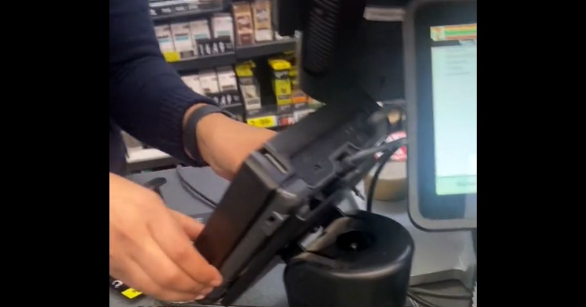 Texas Woman Records Herself Ripping Card Skimmer from 7-Eleven, Footage Now Going Viral