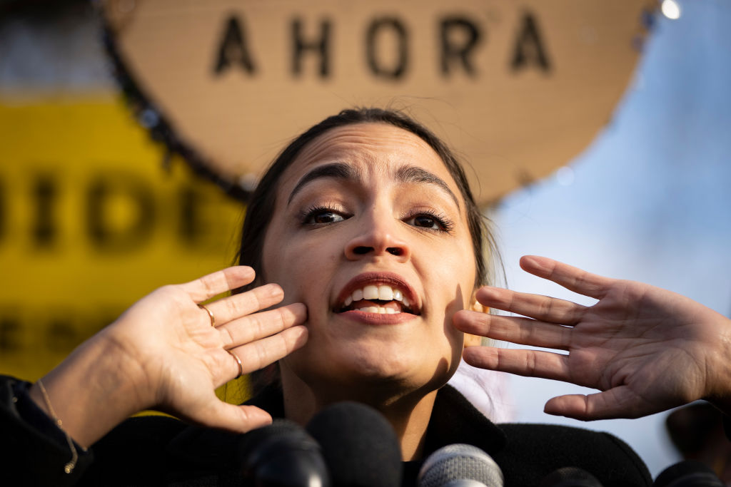 After Screaming ‘Tax the Rich,’ AOC Pushes Federal Spending to Make It Easier To Charge Her Car