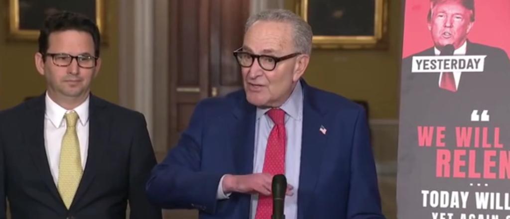 Chuck Schumer Makes Massive Gaffe While Ramping Up Hysteria Against Voter Integrity Bill
