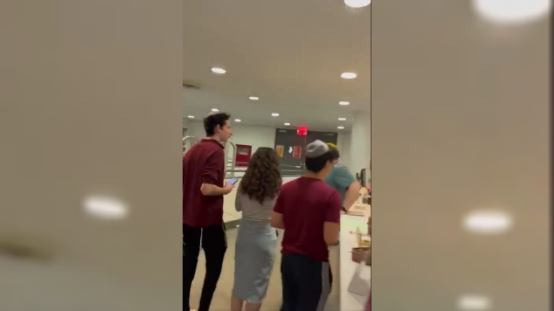 Jewish Students Hide in College Library As Pro-Palestinian Protesters Pound on the Doors
