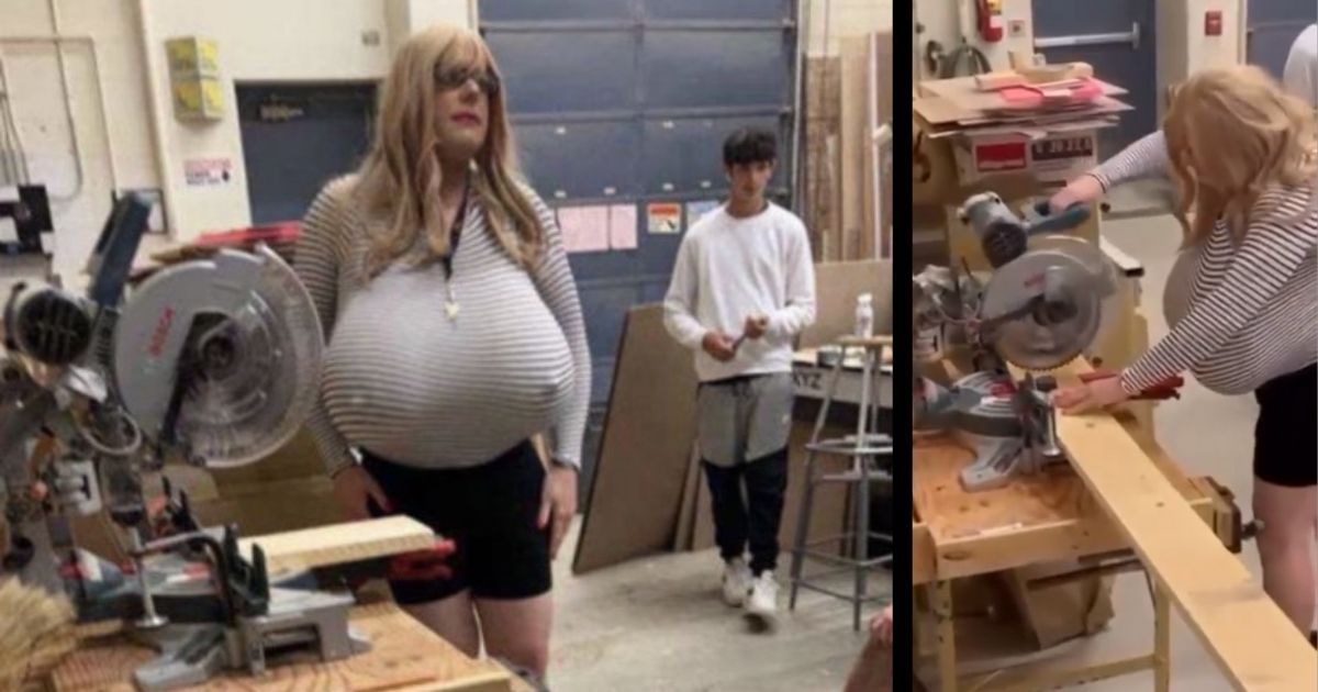 Students Secretly Film Trans Teacher Who Showed Up to Class with Grotesquely Oversized Fake Breasts: Reports