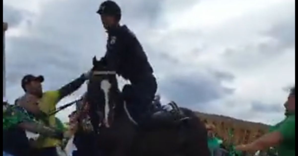 Uprising in Brazil: National Congress Seized, Riot Officer Ripped from Horse and Dogpiled