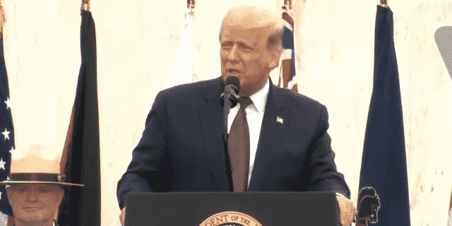 Trump Pays Homage To 9/11 Victims During Visit To Pennsylvania Memorial