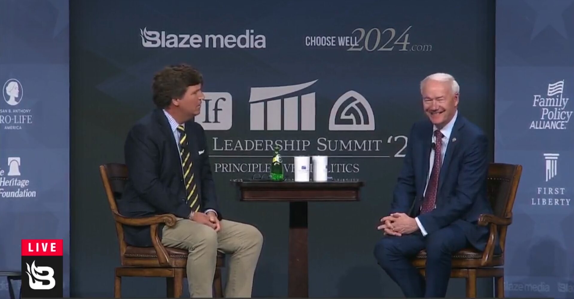 Crowd Cheers After Tucker Carlson Reveals Whether He Received a COVID-19 Vaccine Shot