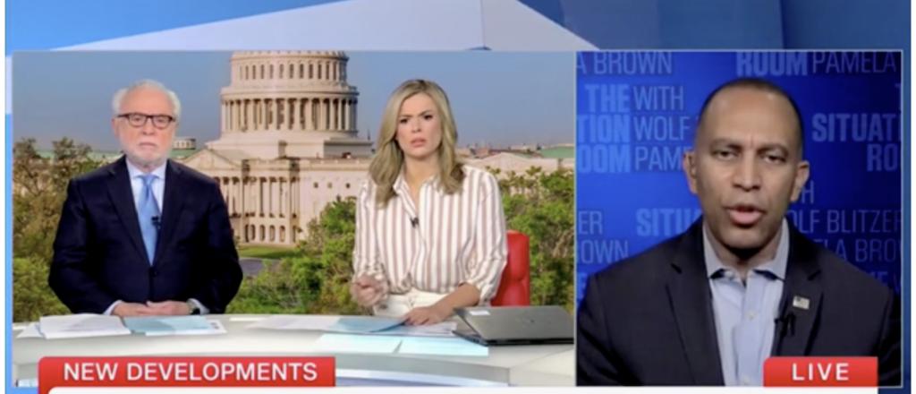 CNN’s Pamela Brown Asks Hakeem Jeffries If He Is ‘Undermining’ Supreme Court After Shaming Conservative Justices