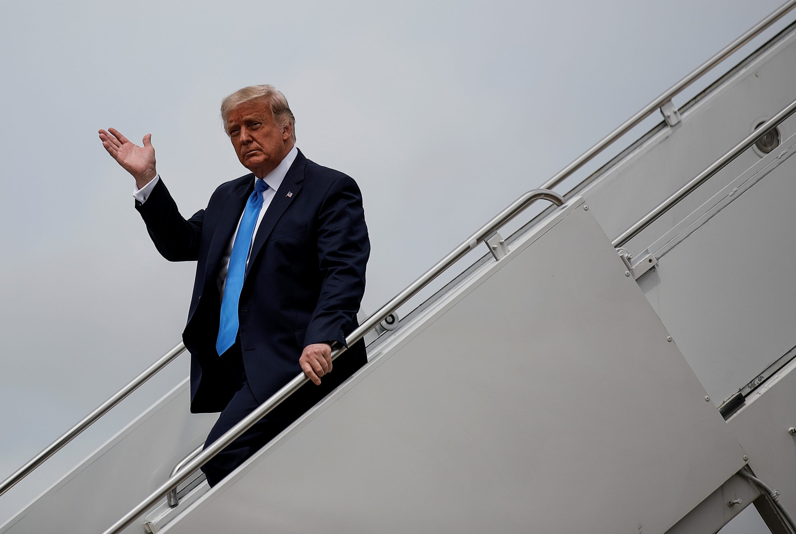 Trump Eyes Campaign Reboot With Made-For-TV Convention as Protesters Clash on Site