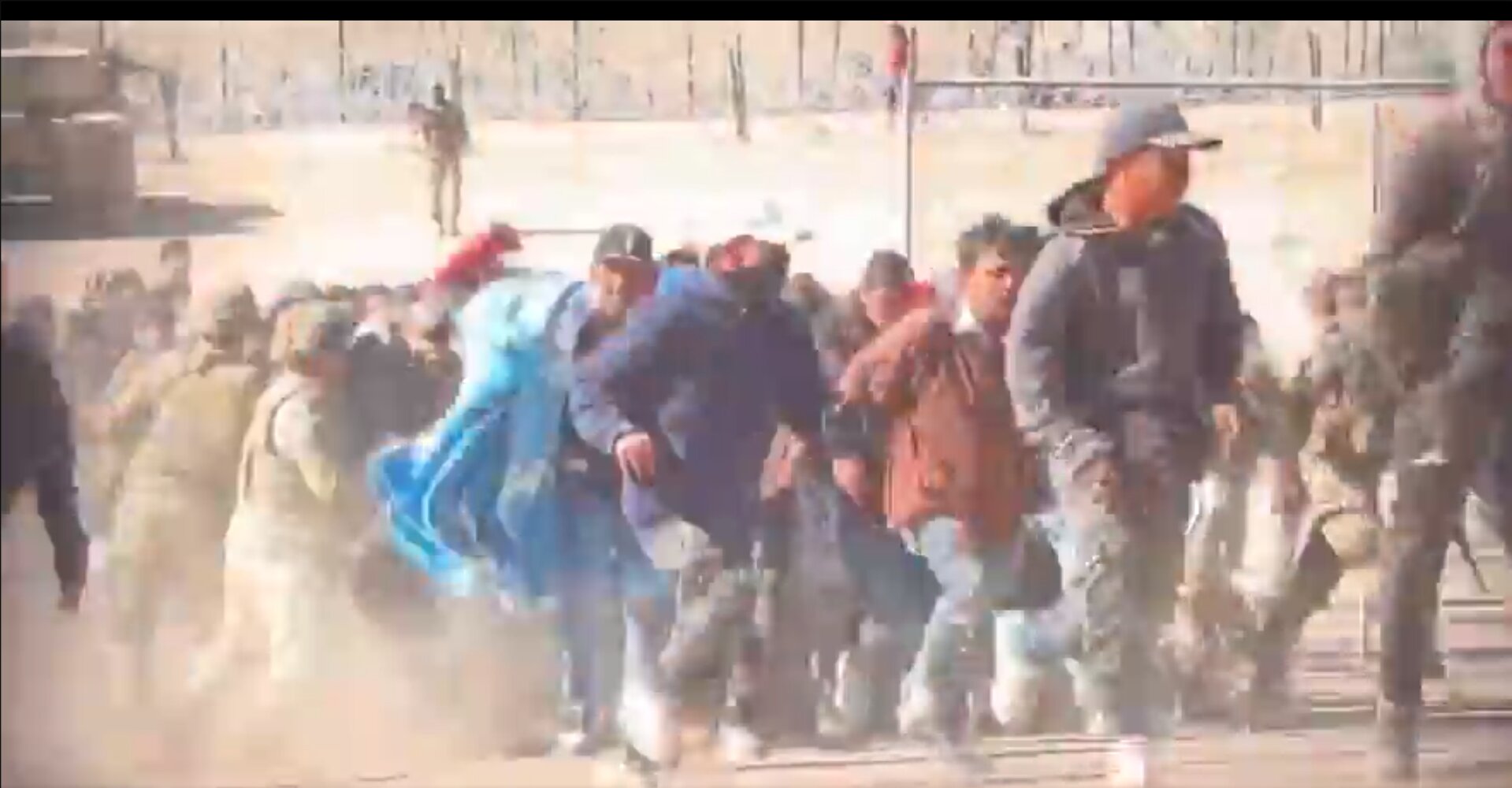 Watch: Migrants ‘Overrun’ Texas National Guard at the Border