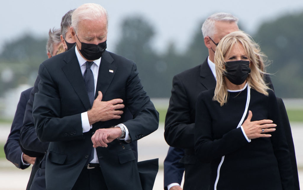 Psaki Claims Biden Was Not Looking at His Watch During Ceremony for Soldiers Killed in Afghanistan