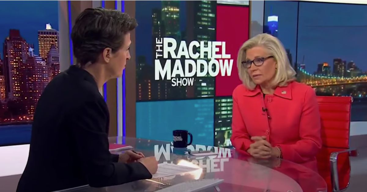 Maddow and Cheney Giggle Over Their Hatred of Trump: ‘Is This As Weird for You as It Is for Me?’
