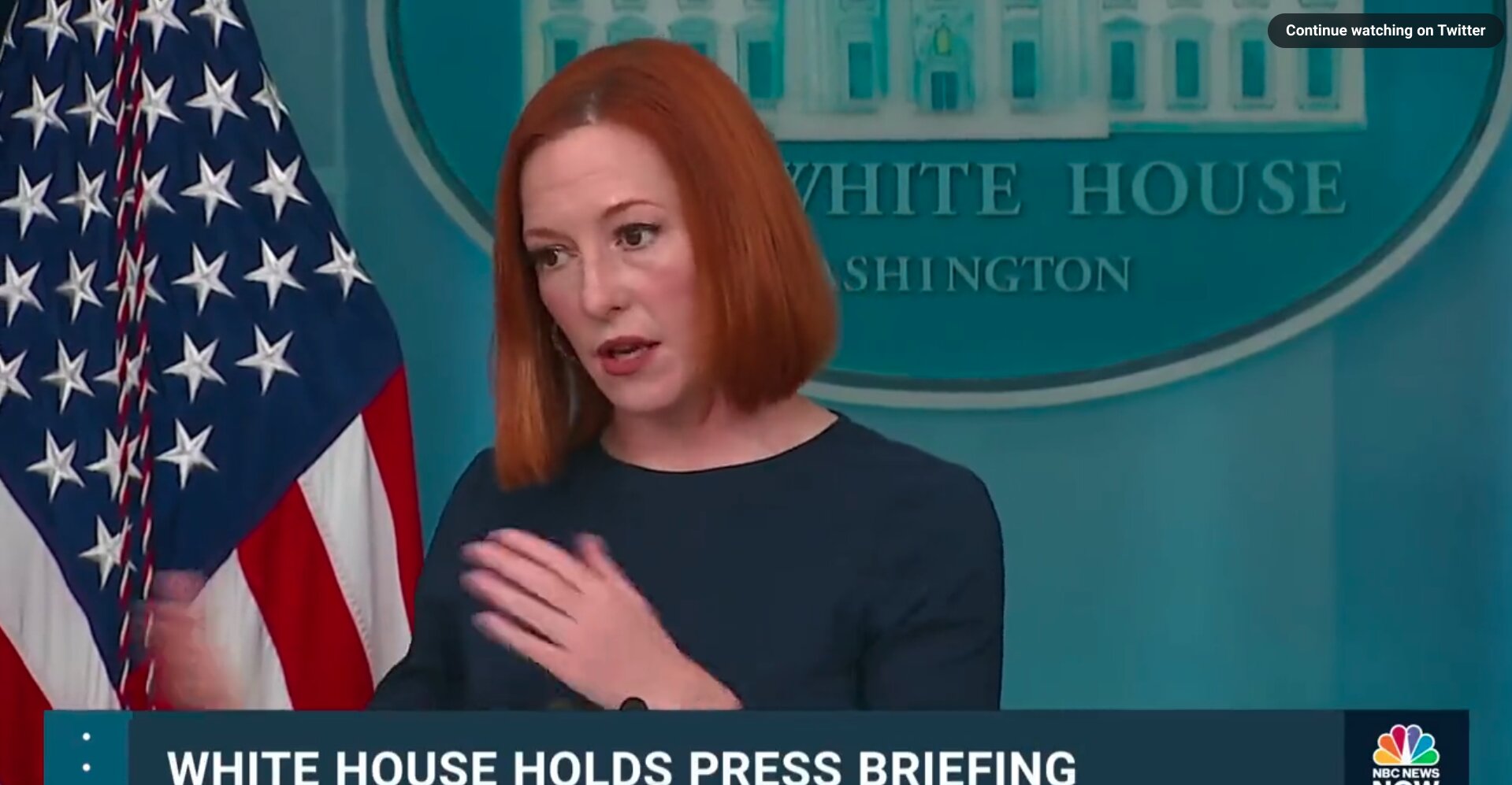 Psaki Says Gov’t Assessing the ‘Threat Environment’ of US Trucker Convoy