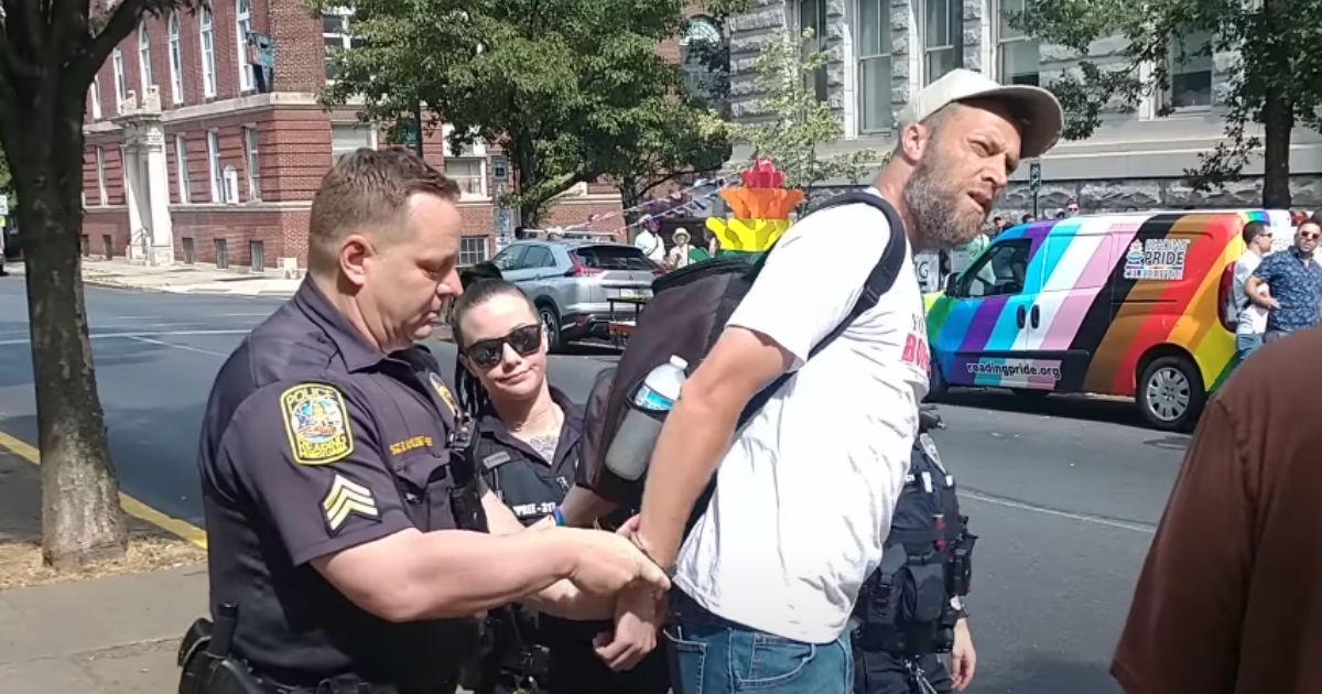 Christian Arrested After Holding Sign with 7 Biblical Words on It at ‘Pride’ Event: Report