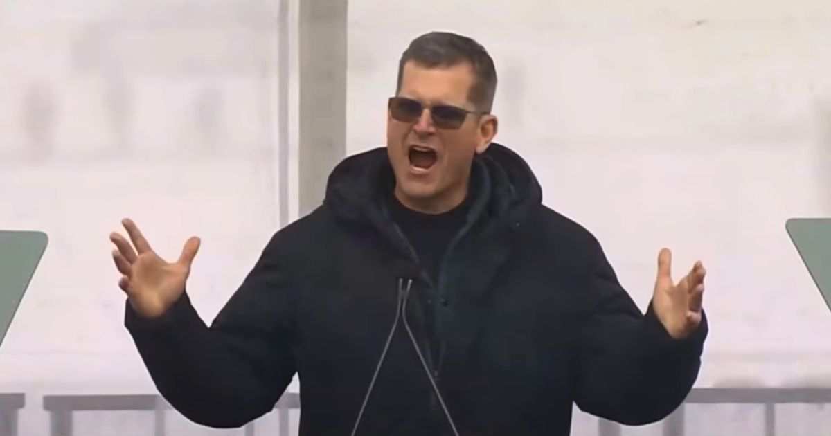Coach Jim Harbaugh Takes the Stage at Annual March for Life Fresh Off of National Championship Win
