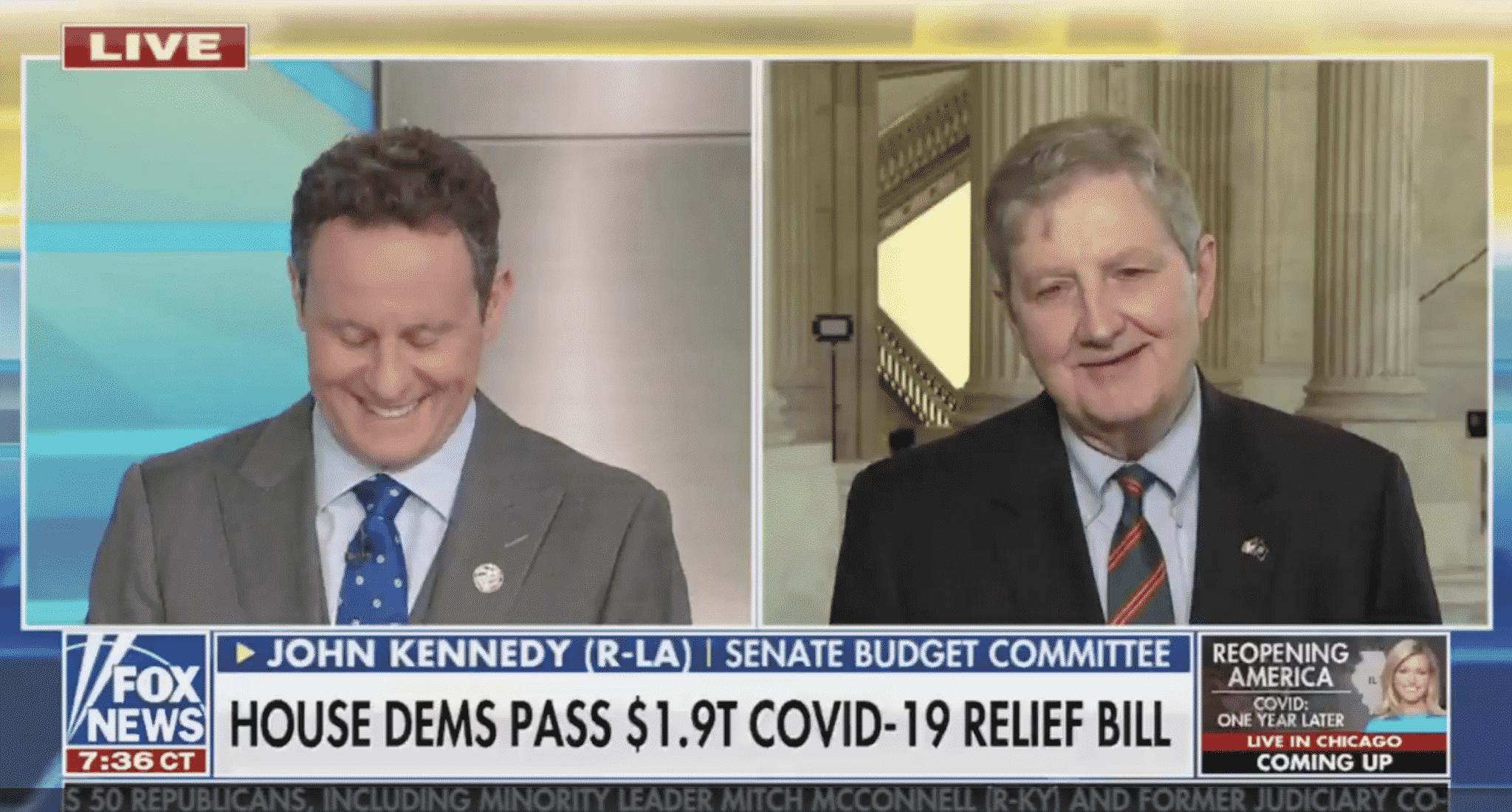 ‘Like Calling Harvey Weinstein a Feminist’: Sen. John Kennedy Slams COVID Relief Bill