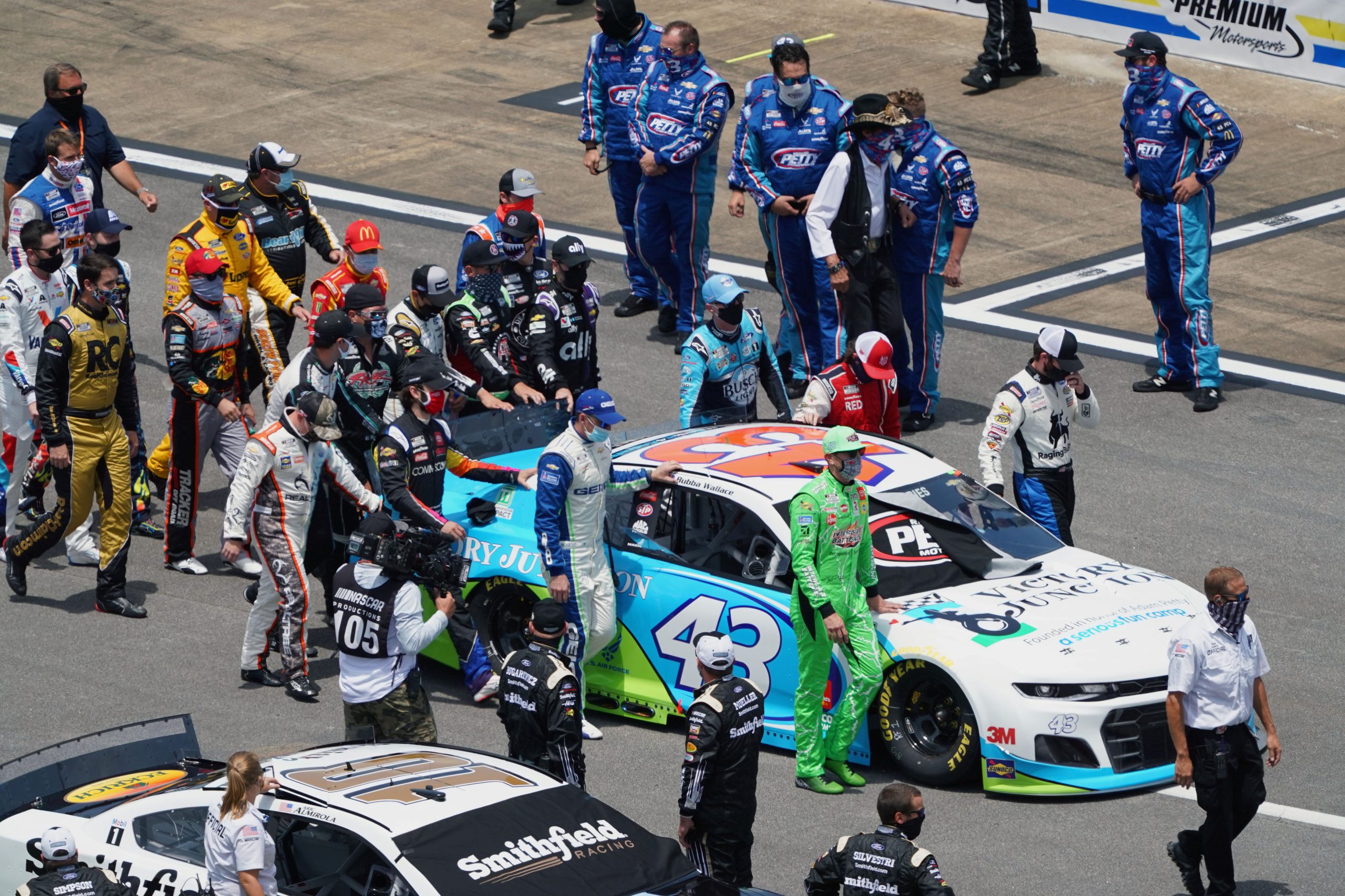 Bubba Wallace Responds After Trump Tweet: ‘Love Wins’