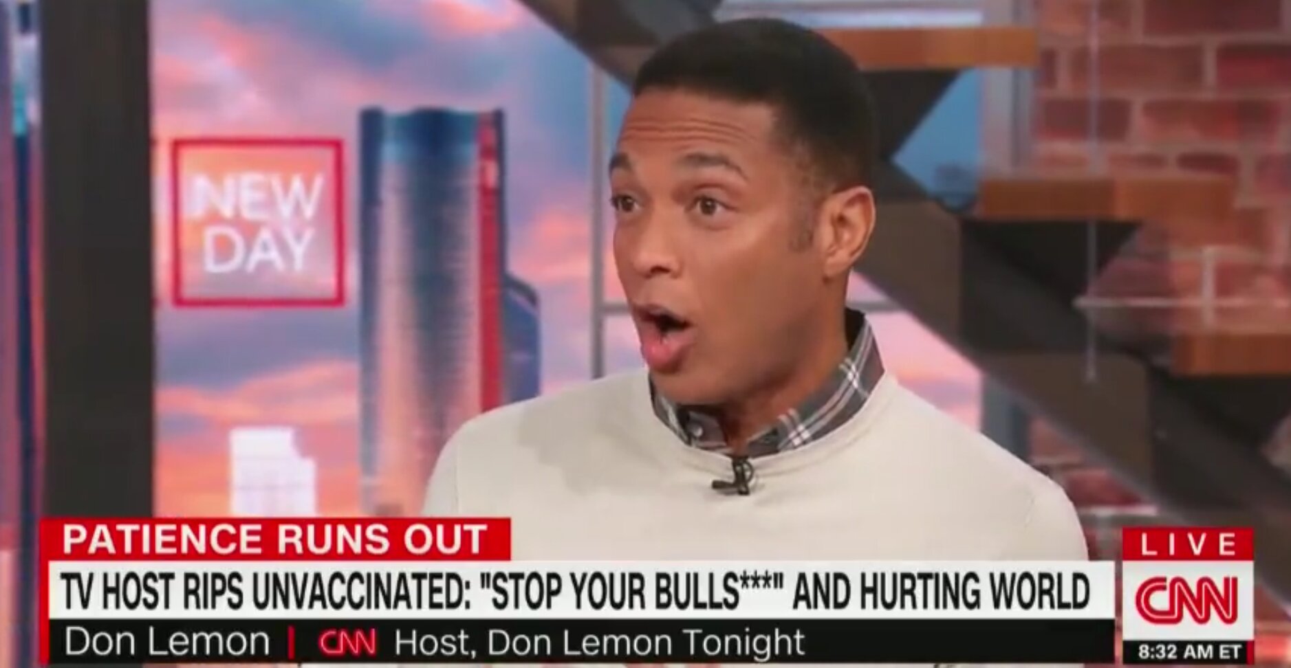 CNN’s Don Lemon Blasts the Unvaccinated: ‘Idiots’