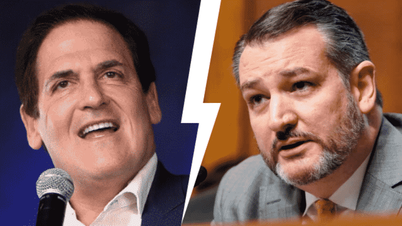Mark Cuban and Ted Cruz Clash on Twitter Over National Anthem, China, BLM
