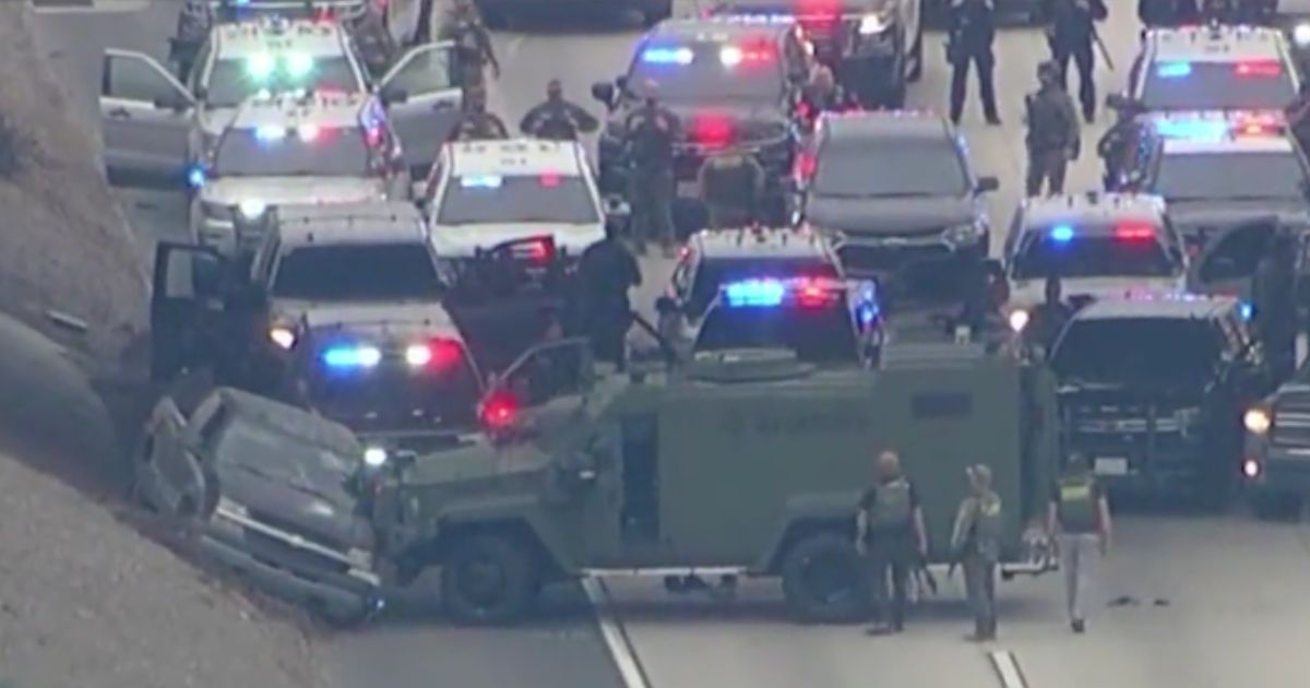 Watch: Massive Police Chase Caught on Video After Riverside County Sheriff’s Deputy Murdered