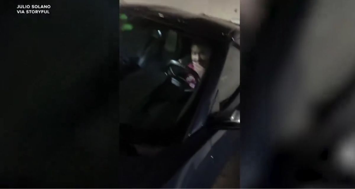 Bizarre Video: Man Trapped in Car He Broke Into Begs for Help