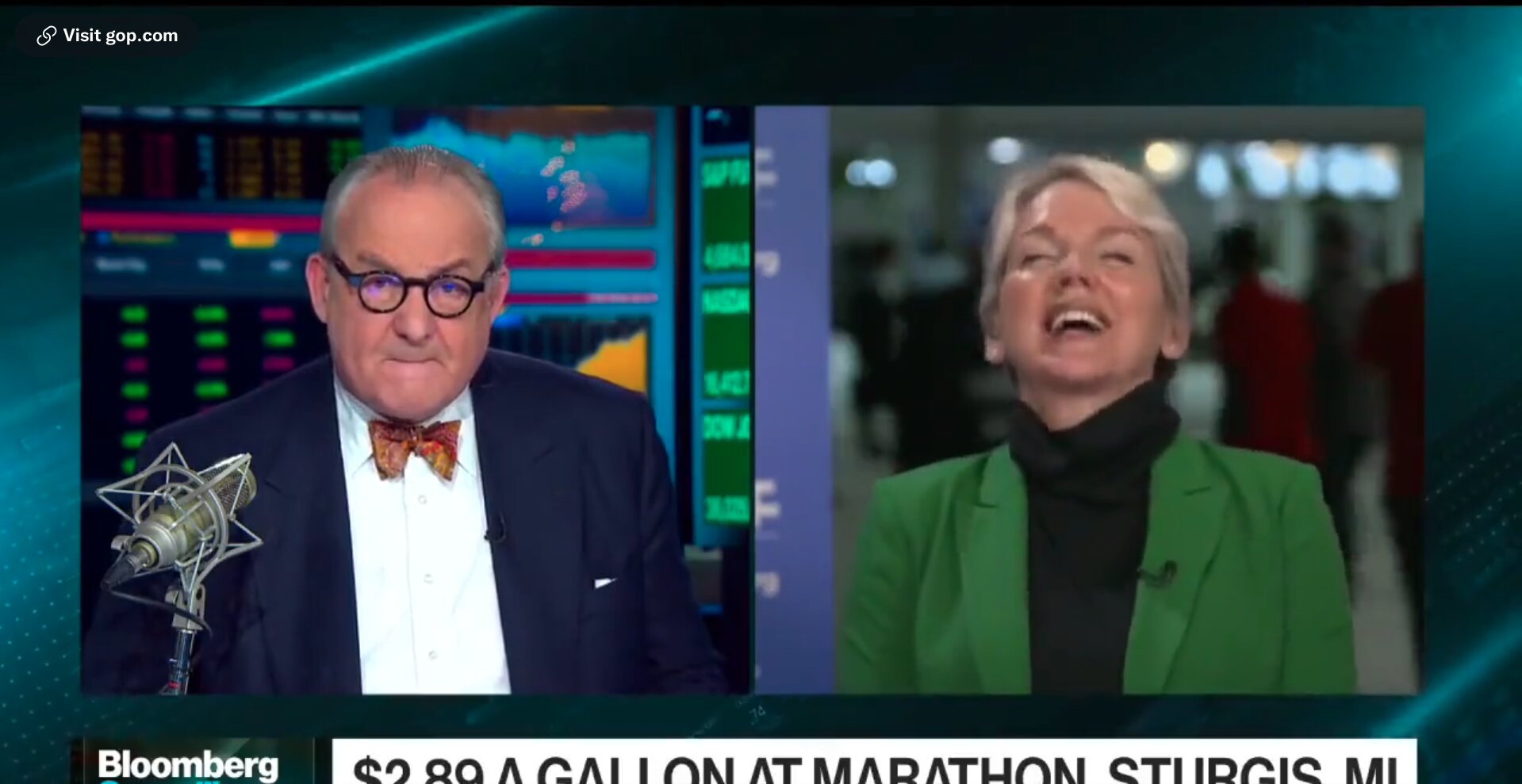Watch: Biden’s Energy Secretary Laughs When Asked if There Is a Plan to Bring Gas Prices Down