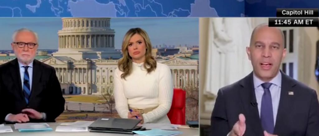 Hakeem Jeffries Begrudgingly Gives Trump Credit For Securing Border