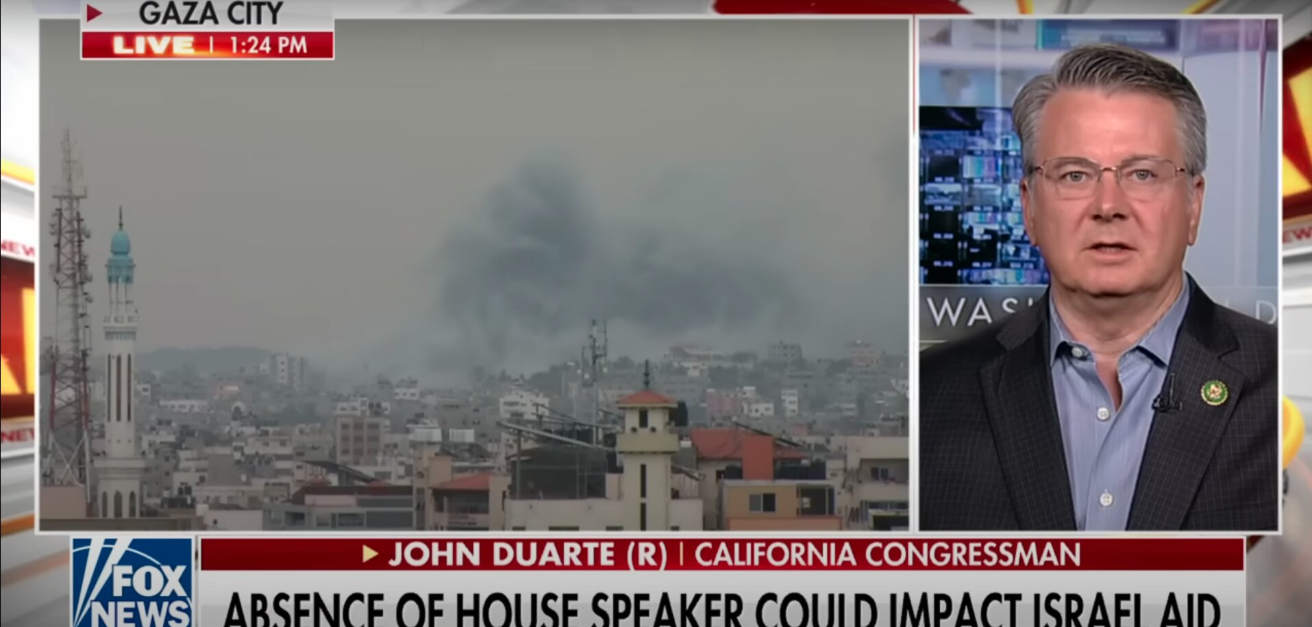 GOP Rep Calls for McCarthy to Be Made Speaker Again Amid War in Israel