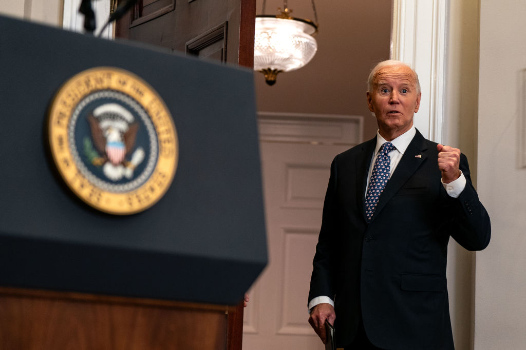 Biden Cracks Joke After Being Asked About Dropping Out of the Race