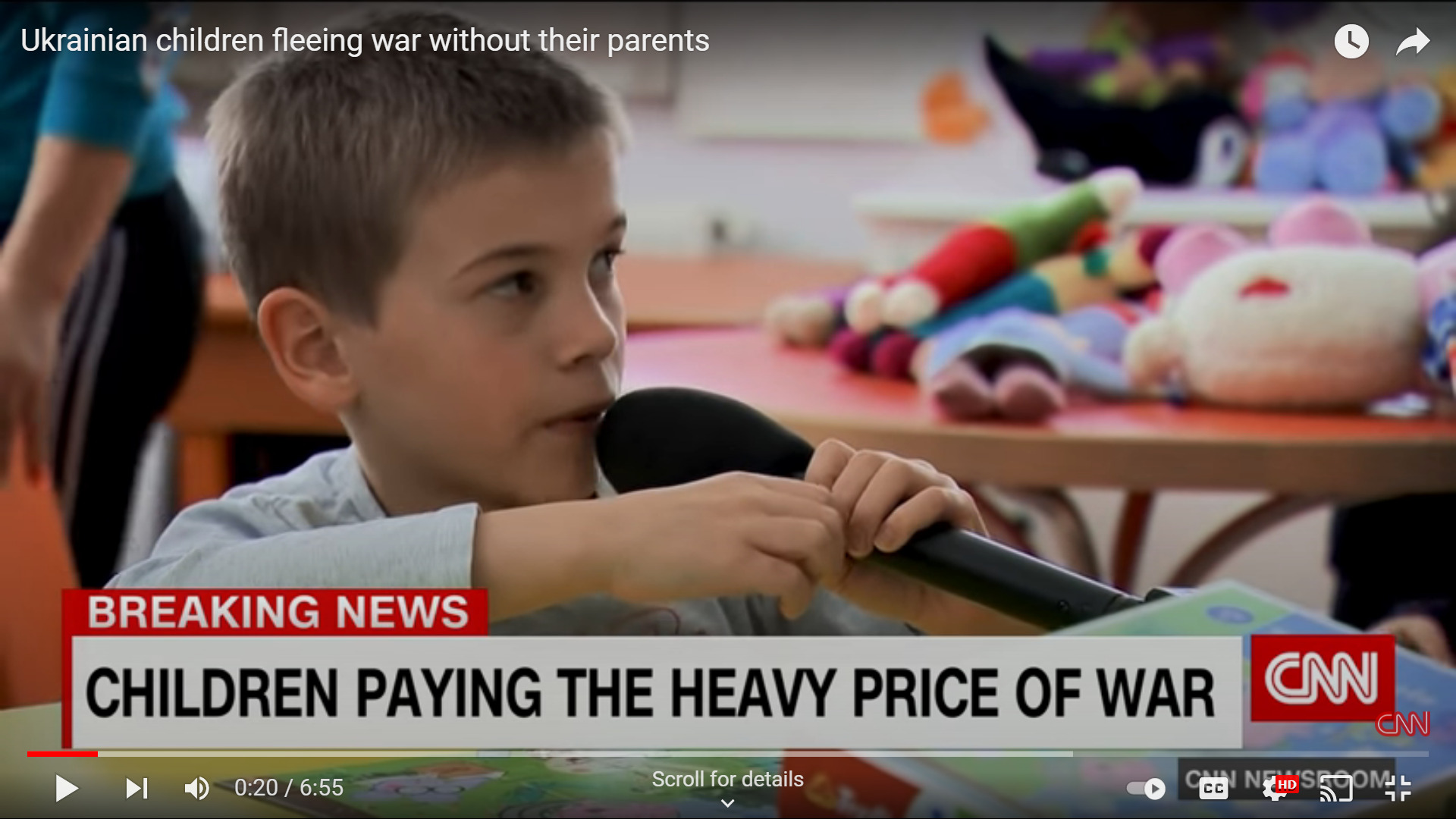 CNN Meets With Children and Teachers Who Fled Ukraine: ‘I Want to Be an American’