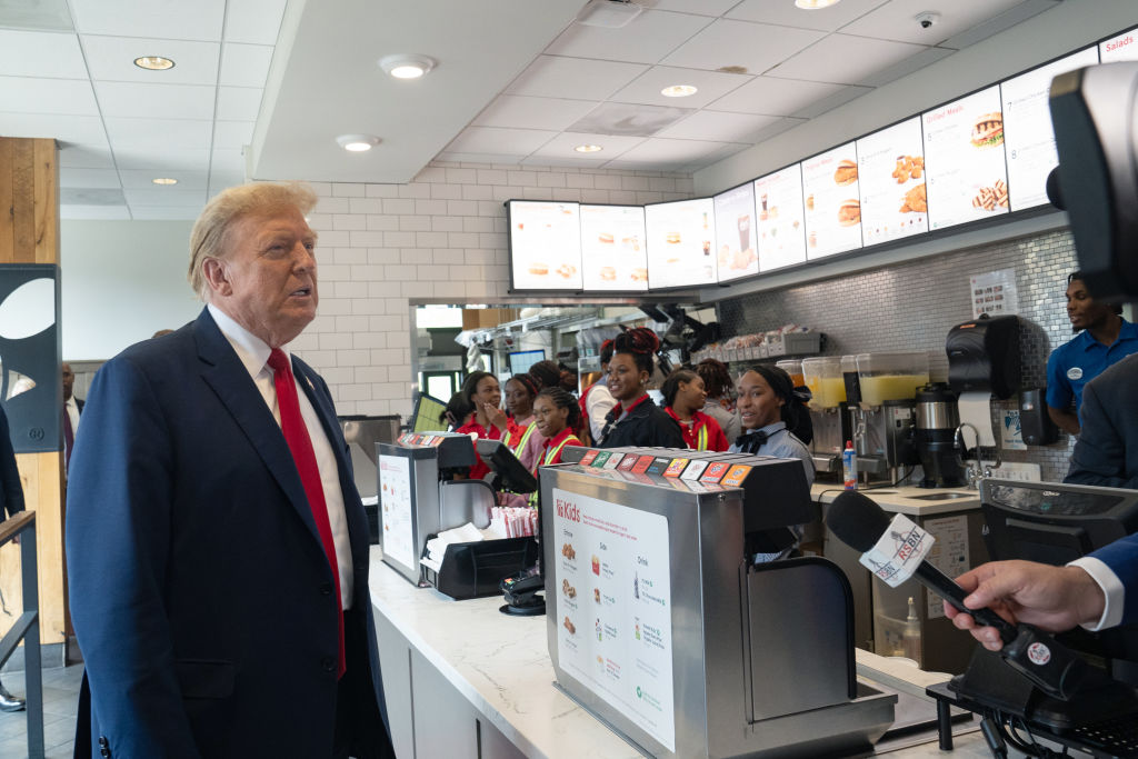 Watch: Trump Walks Into an Atlanta Chick-fil-A and Gets a Hero’s Welcome